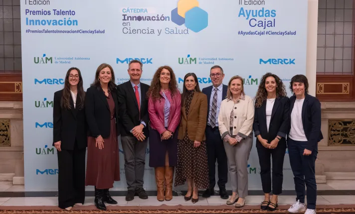 Merck y la UAM celebran la entrega de las Ayudas Cajal en su II edición y la I Edición de los Premios Talento Innovación