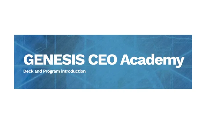 GENESIS CEO Academy: Formación Estratégica  para potenciar el emprendimiento