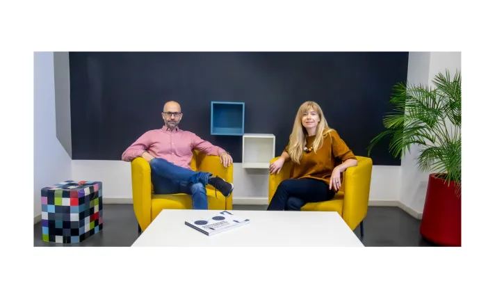 Foto del Dr. Hugo Arasanz Esteban y de Dra. Laura Nevola