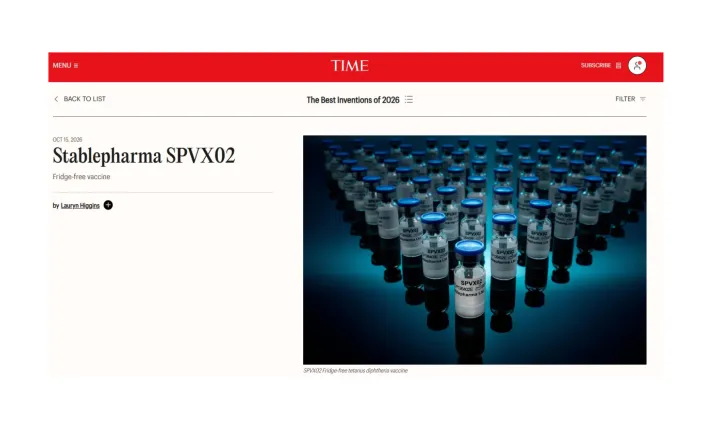 Foto del medicamento Stablepharma-SPVX02