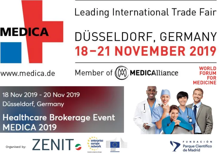 La FPCM participará en el brokerage de la red Enterprise Europe Network que se celebra en MEDICA 2019