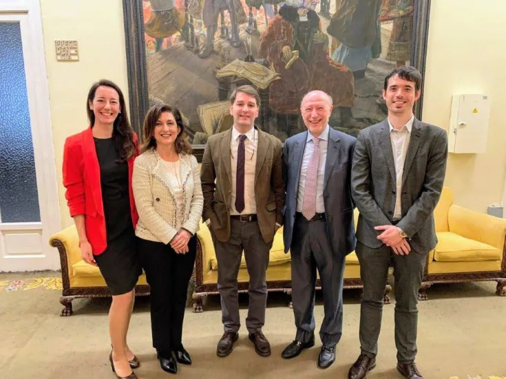 Reunión con Manuel de la Rocha, Director del Departamento de Asuntos Económicos en Gabinete de la Presidencia