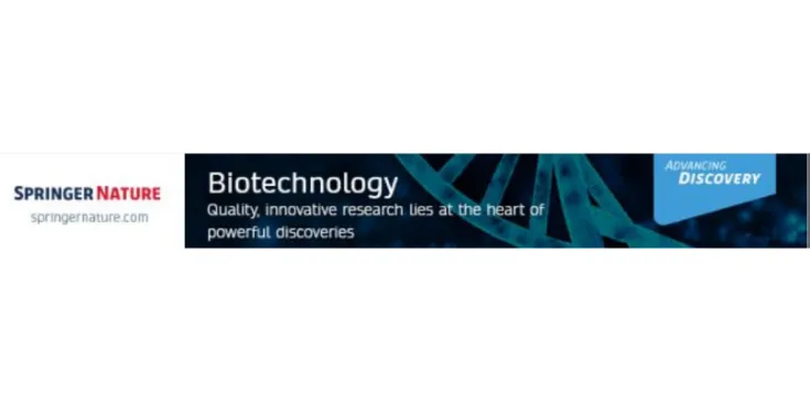 Springer Nature presenta un área dedicada a empresas y entidades que se especializan en el campo de la biotecnología