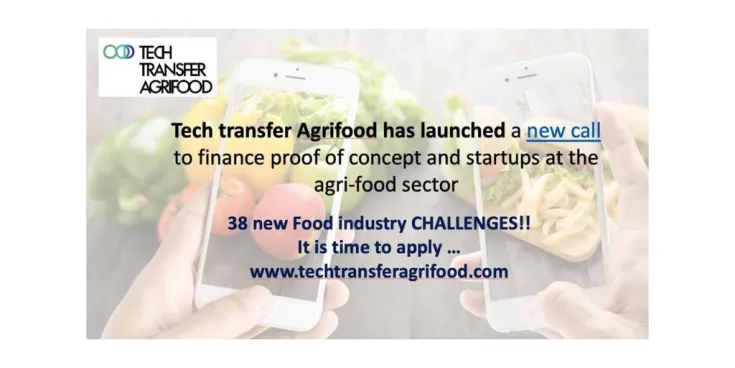 Convocatoria para financiar pruebas de concepto y startups del sector agroalimentario