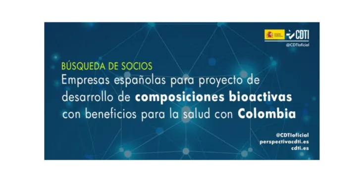 Búsqueda de socios españoles para participar en un proyecto de I+D con Colombia