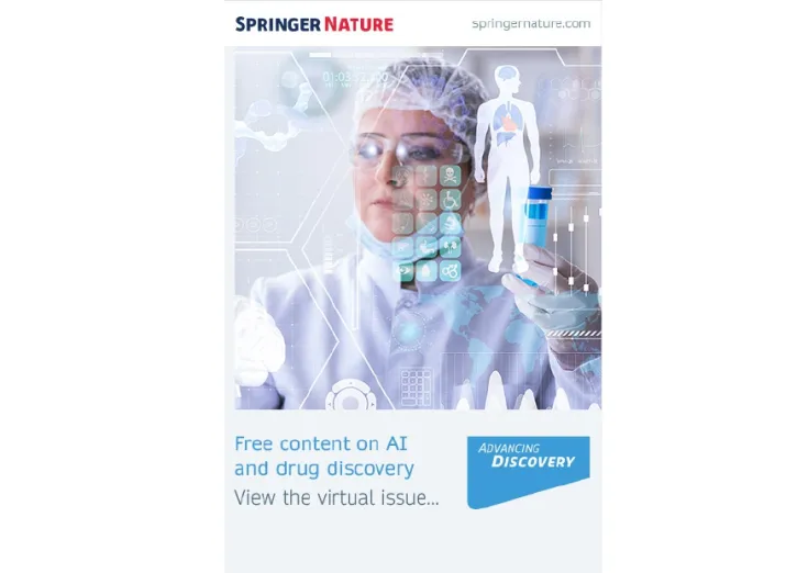 Contenido gratuito de Springer Nature sobre Inteligencia Artificial y Drug Discovery