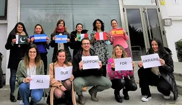 3P Biopharmaceuticals employees supporting Ukraine