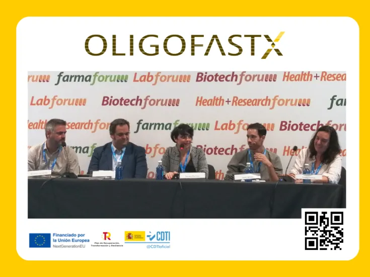 Ponentes de la mesa redonda, de izquierda a derecha: Francisco Piñeiro, Francisco Manuel Reyes, Tamara Martínez, Javier Iglesias y Rebeca Alonso.