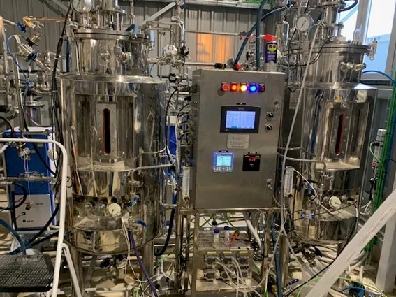 Una imagen de biorreactores