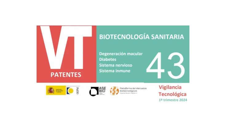 Portada del boletín de biotecnología sanitaria del primer trimestre de 2024
