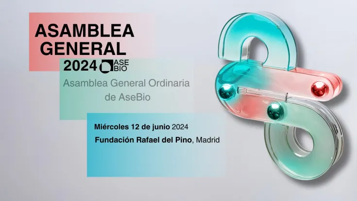 Banner informativo sobre la Asamblea General de AseBio 2024