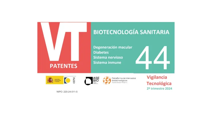 Portada del boletín de la OEPM relativo al segundo trimestre de 2024