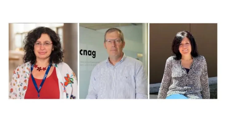 Beatriz Pérez (CIBER-ISCIII), Ivo Gut (CNAG) y Anna González-Neira (CNIO-ISCIII)