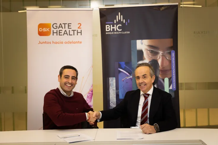 Firma del acuerdo entre GSK y BHC