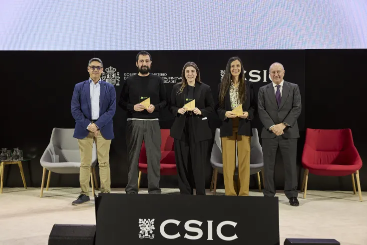 Entrega de los Premios Natac en la sede del CSIC, en Madrid