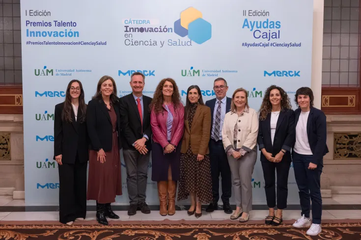 Merck y la UAM celebran la entrega de las Ayudas Cajal en su II edición y la I Edición de los Premios Talento Innovación