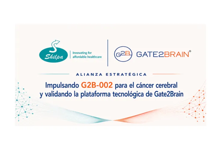 Shilpa Biocare invierte en Gate2Brain para  impulsar G2B-002, un innovador candidato  terapéutico para el cáncer cerebral