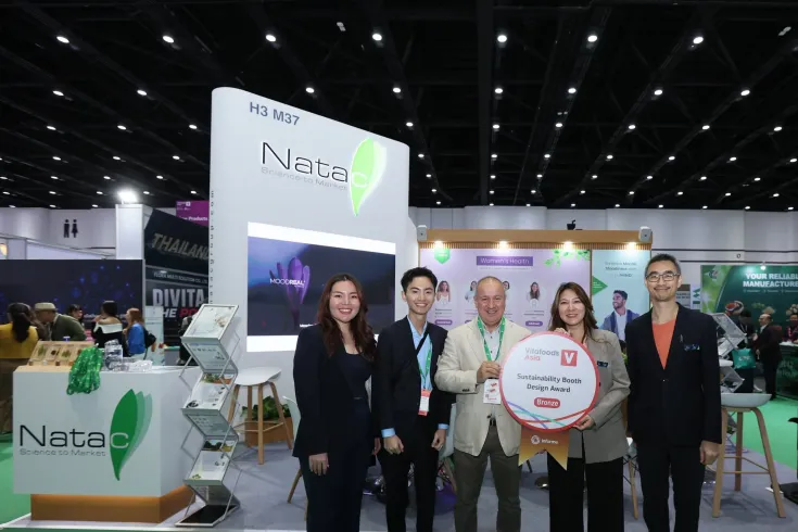 Natac recibe un premio en Vitafoods Asia por su stand