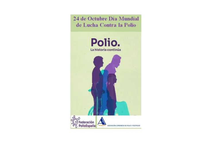Banner de día mundial de la lucha contra el Polio