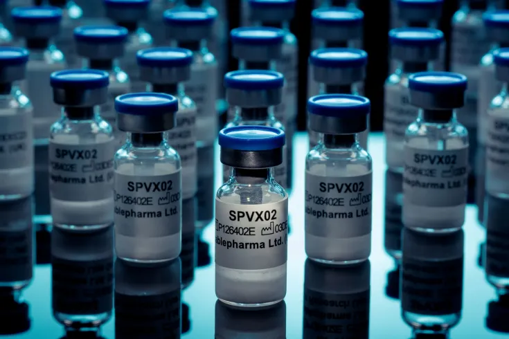 Viales de la vacuna SPVX02 desarrollada por Stablepharma.