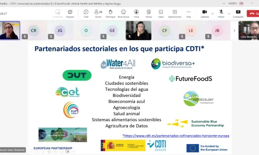 Participación de CDTI en partenariados europeos: FutureFoodS y Agroecology