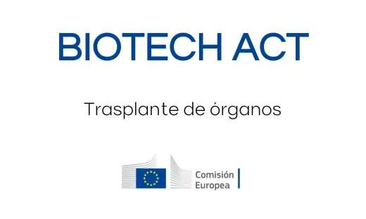Portada del análisis del capítulo IX de la Biotech Act sobre trasplante de órganos