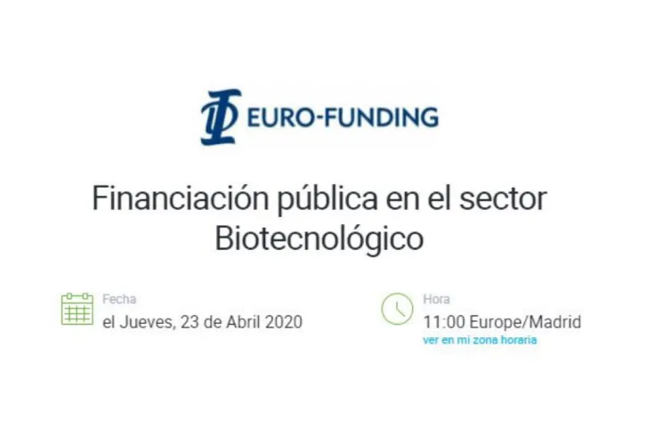Financiación pública en el sector biotecnológico