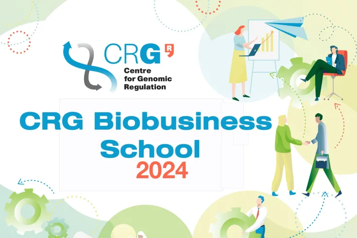 Cartel del CRG Bio-Business School 2024