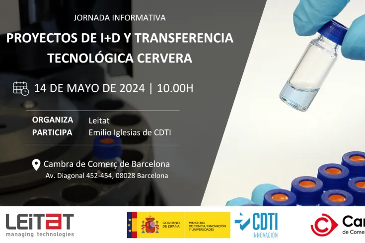 Banner del programa Proyectos de I+D y Transferencia Tecnológica Cervera 