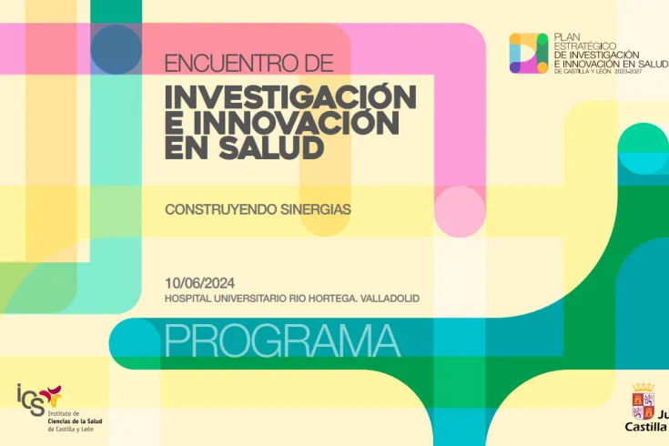 Cartel del evento de Investigación e innovación en salud 