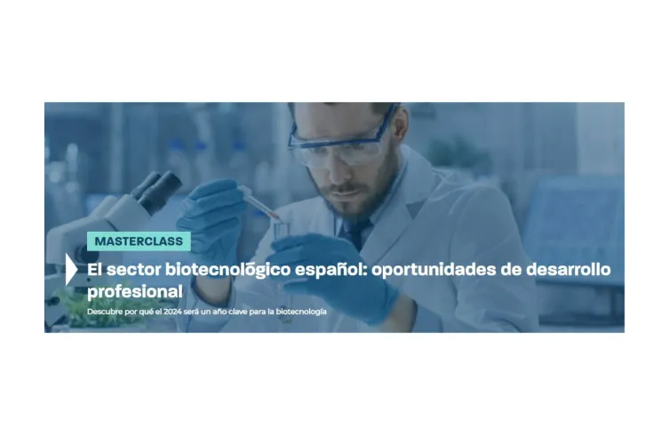 Foto de un investigador en un laboratorio 