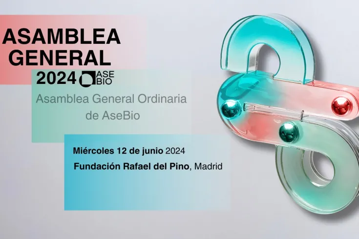 Banner informativo sobre la Asamblea General de AseBio 2024