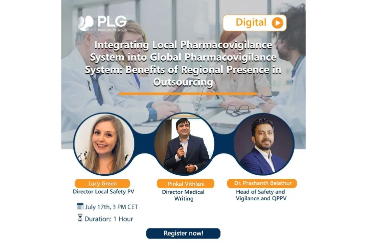 Webinar organizado por PLG sobre farmacovigilancia