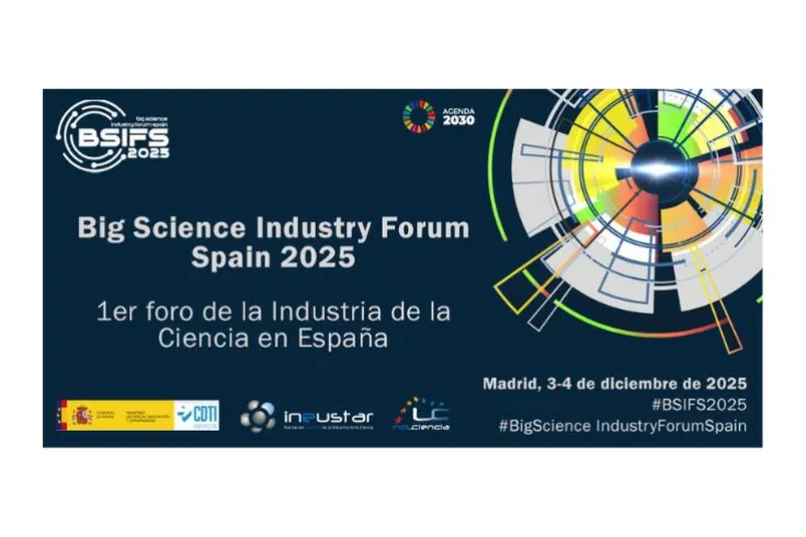 Banner del Big Science Industry Forum Spain 2025