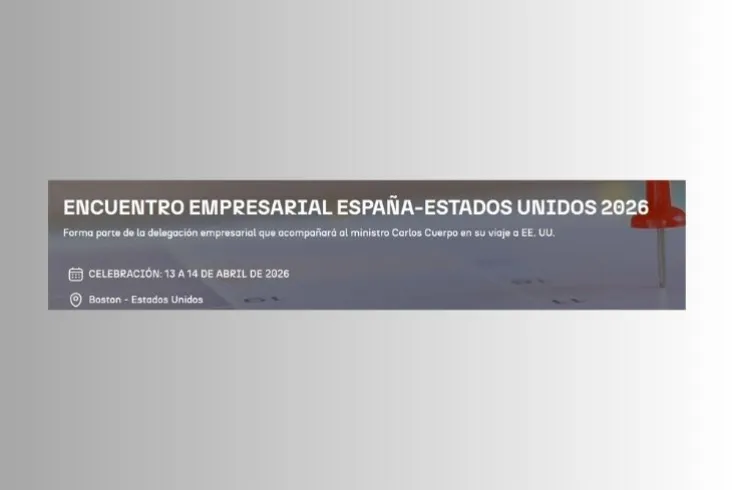 Banner del Encuentro Empresarial Estados Unidos - España 2026 organizado por ICEX
