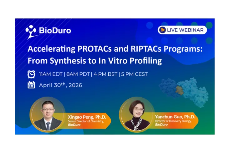 Webinar Practical Strategies to Advance PROTACs and RIPTACs from Synthesis to In Vitro Profiling 