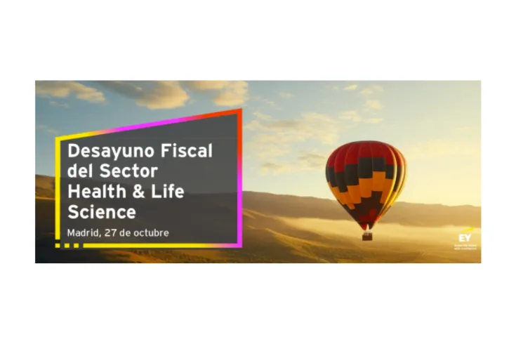 Banner de  Desayuno Fiscal del sector Health & Life Science