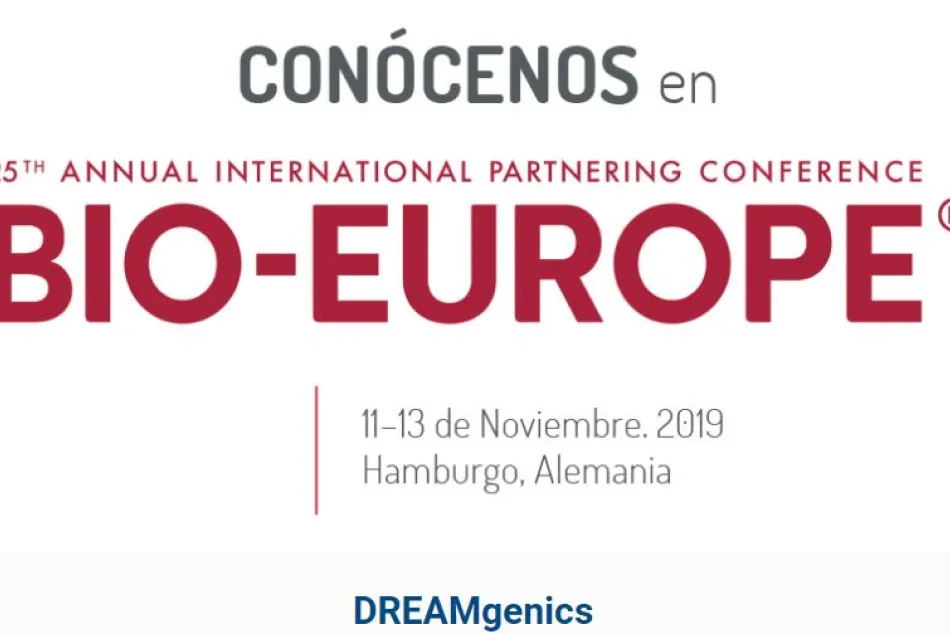 DREAMgenics estará en BIO-Europe 2019