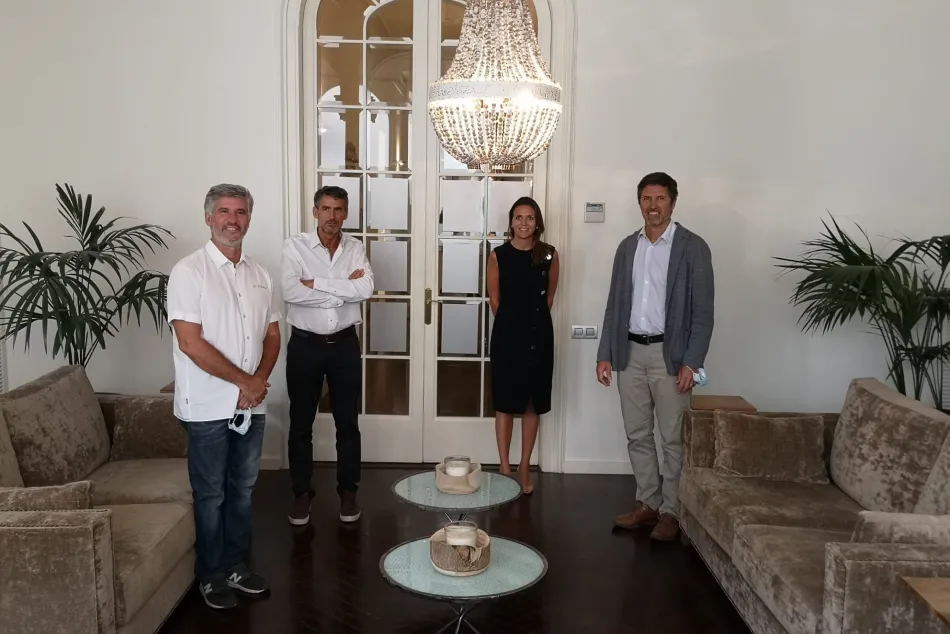 Julio Castro (Co-fundador de Origo), Jaume Busquets (inversor), Clara Campàs (Managing Partner en Asabys Partners), Ramon Bosser (CEO de Origo)