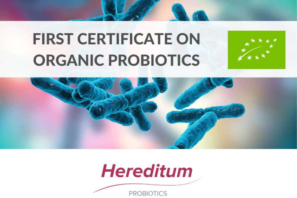 Certificación Bio probiótico Hereditum LC40