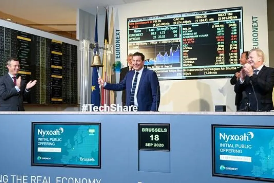 La belga Nyxoah debuta en Euronext Bruselas