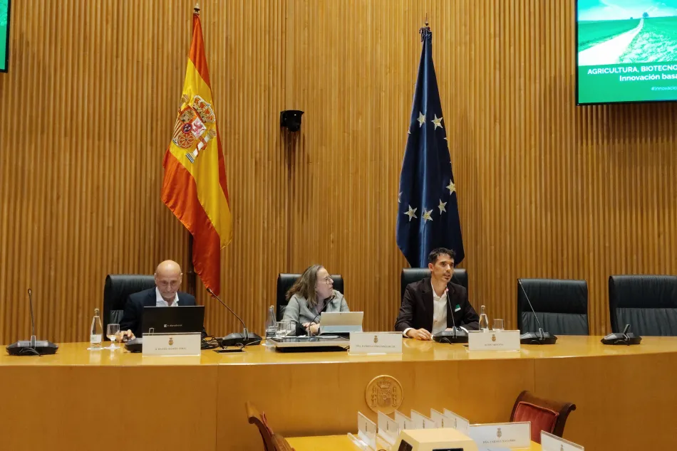 Sesión de Agricultura, Biotecnología y Medio Ambiente celebrada en el Congreso de los Diputados
